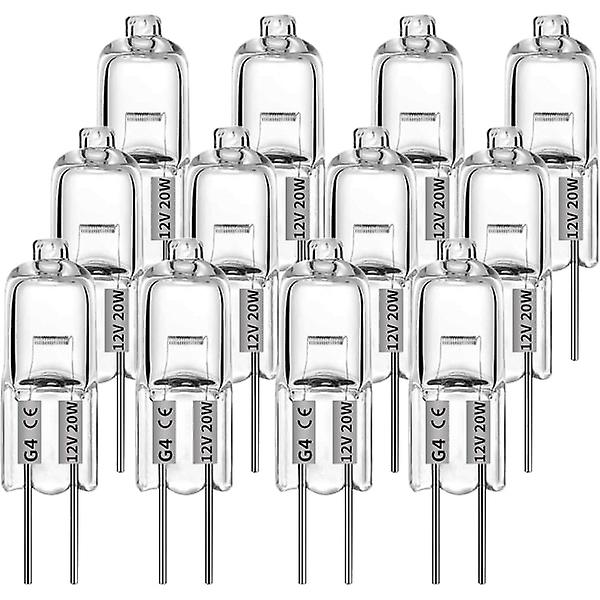 G4 halogenlamper 10W 12pcs