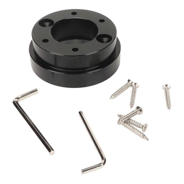 70 mm Ratstyreadapterplade Legering Nav Adapterplade til Logitech til Momo til Sparco 13 14 tommer PCD Rat Sort