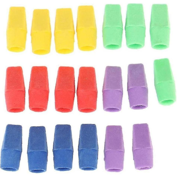 Suddgummi Pennvässare Toppar Mejslad Form Pennstudent Målning Korrigering Material Kontorsmaterial &hi Suddgummi Toppar 20st