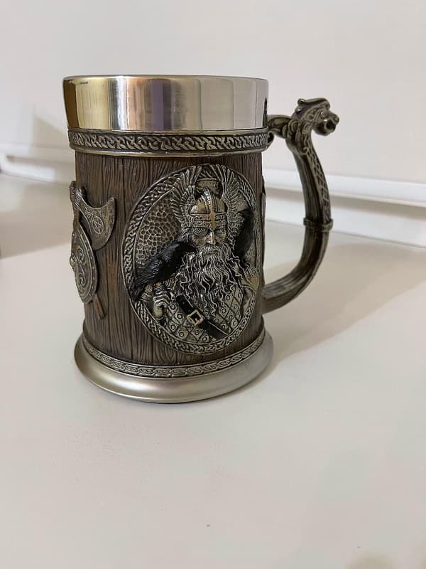 Viking Thor Mjølner Ølkrus Odin Beger 590 ml