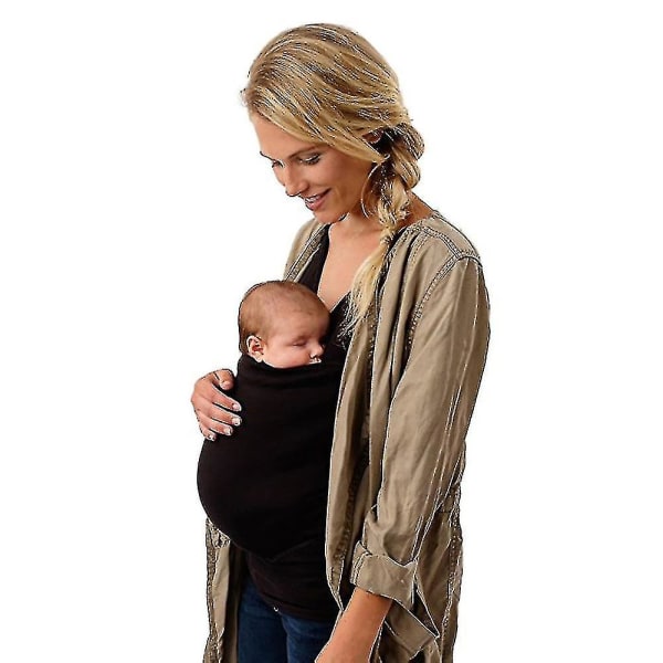 Baby Carrier Kangaroo Large Pocket Vest T-skjorte Care Bonding Shirts For Woman M