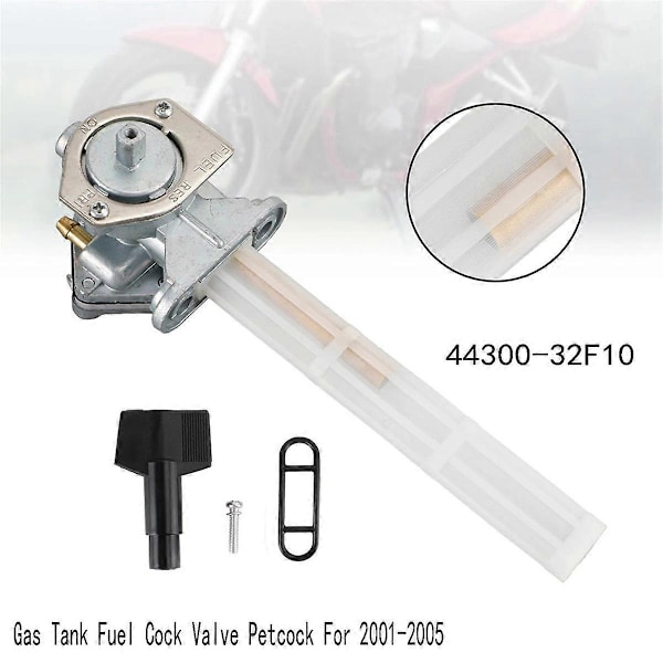 Motorsykkel Bensintank Drivstoffventil Petcock for GSF1200 Bandit 2001-2005 44300-32F10 As Shown