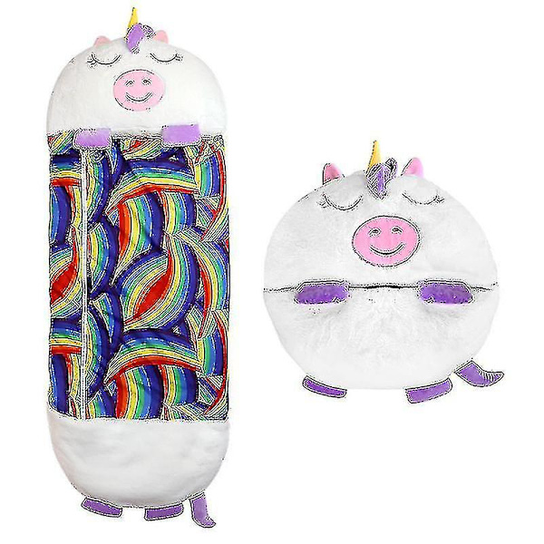 Sovepose Børns Lazy Varm Sovepose Pyjamas Børnepude_y White 160x60cm