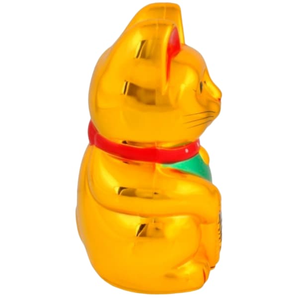 Maneki-neko - Vinkende Katt Gull