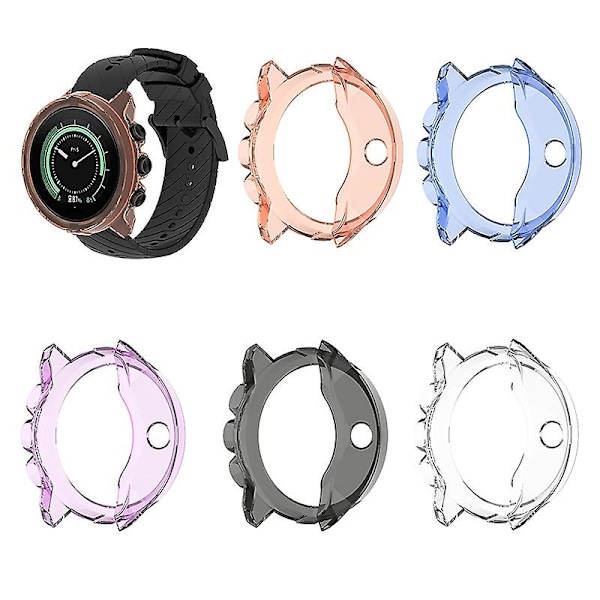 Transparent TPU Klockfodral Skydd för Suunto 9/Suunto 9 Baro/Suunto Spartan Sport Wrist HR Baro