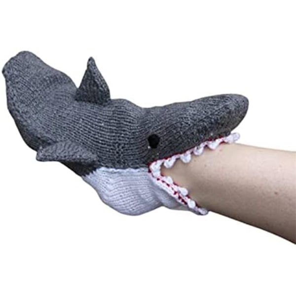 Stickade Krokodilsockor för Kvinnor Män Nya Djur Hajsockor Roliga Alligatorsockor shark