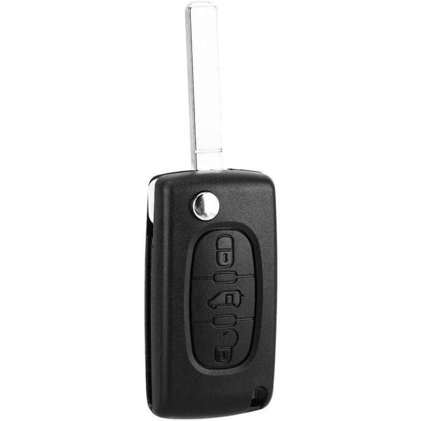 Compatible with replacement key shell for Peugeot Partner, and compatible with 3-button car key shell for Citroën Berlingo or Display.