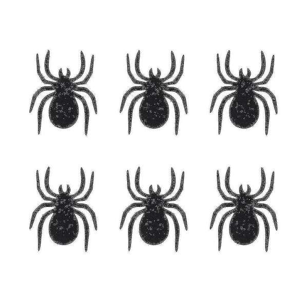 50 st Halloween Dekor Spider Väggdekaler Kreativa DIY Väggdekoration Väggdekor Foto rekvisita för Hem Bar Party Med 20st självhäftande Dispense