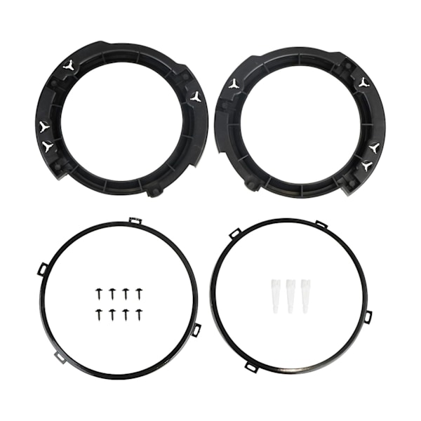 1 Par Forlygtebeslag Ring Sæt 7 Tommer Udskiftning til Jeep Wrangler JK 2007-2017