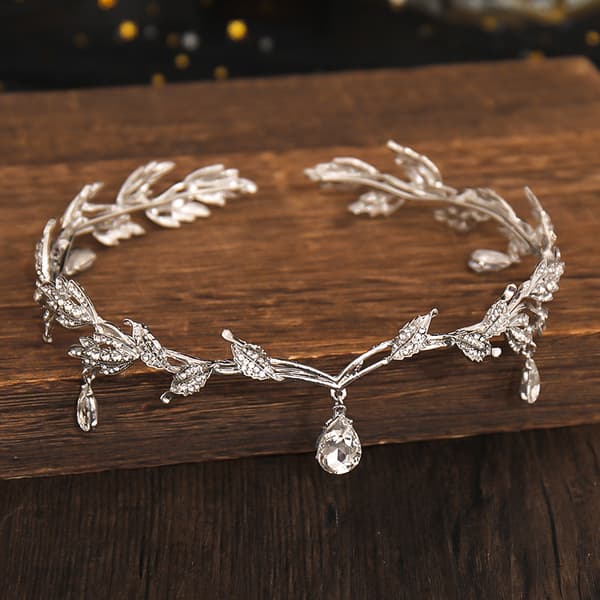 Strassikristalli Tiara, Häät Tiara, Strassi Lehtikruunu Cr