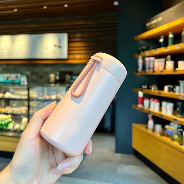 270 ml Ultralet Mini Termokande i Rustfrit Stål til Rejser og Kaffe