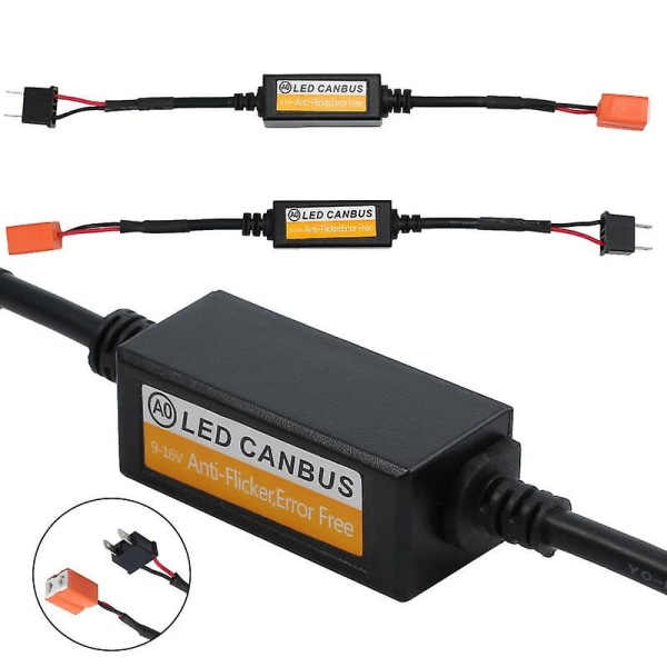 1stk H7 Led Canbus Dekoder Billykter Feilfri Motstand For Suv Tåke color3