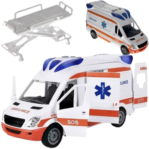 Legetøjsambulance Kompatibel med Store Mærker [JUN] 760