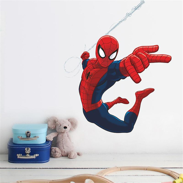 3d Hulk Spiderman tapetklistermärke för barnrum Baby pojke sovrum självhäftande hem väggdekoration Vinyldekor Avengers väggmålning sdm004