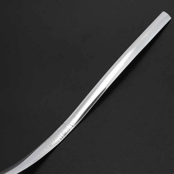 Sølv Bilgitter Udvendig Krom Styling Dekoration Støbning Trim Strip 12mm