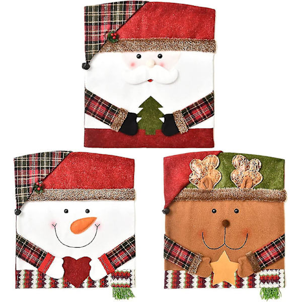 6-pack julstolsryggar 54 x 48 cm