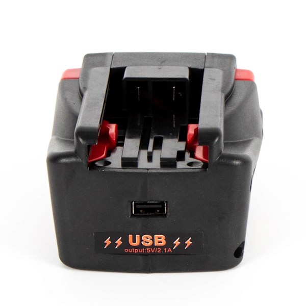 Adapter til Milwaukee M18 batteri, konverter til Milwaukee V18 48-11-1830 48-11-2200 48-11-223 USB konverter elværktøj - YuJia
