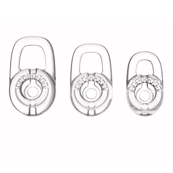 Silikone ørespidser med 360 graders roterende ørekrog til Plantronics M70