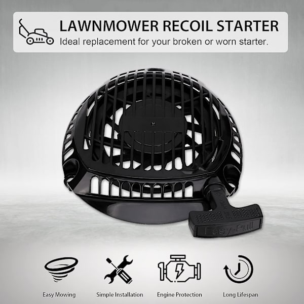 Rekylstarterenhet for Kohler Xt675 Xt650 Xt775 Xt800 motor Toro gressklipper trekkstart med fjær