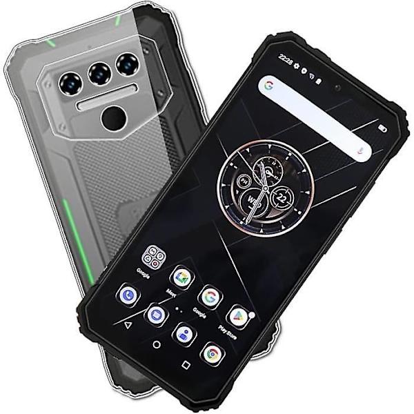 Telefonfodral Kompatibelt med OUKITEL WP23/WP23 Pro, Transparent Skal + 2x Härdat Glas, Mjuk Silikon