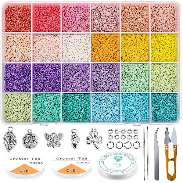 Glasfröer Pärlor Fröpärlor För Armbandstillverkning Smyckestillverkningssatsglas Fröpärlor Fröpärlor För Armbandstillverkning Smyckestillverkningssats