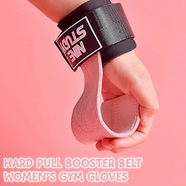 1 par Ko-läder Gym Handskar Grepp Anti-halk Viktlyftningsgrepp Pads Marklyft Arbete