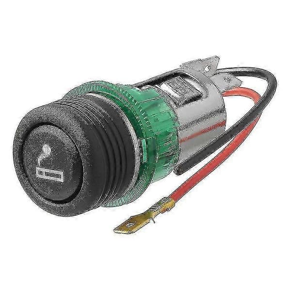 Cigartænder indbygningsstik med belysning 12V/24V