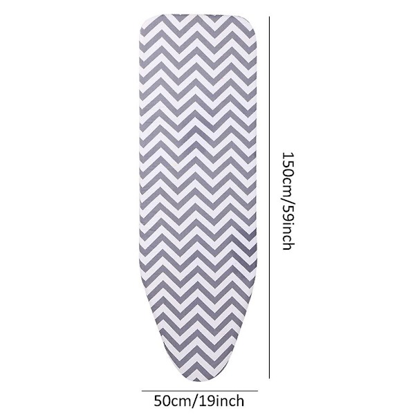 150x50cm strykbrädeöverdrag passar 138*38CM brädor super extra brett stort elastiskt ersättningsöverdrag