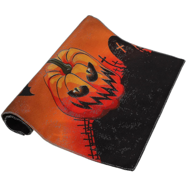 Halloween Decor Halloween Udendørs Decoration Halloween Dobbeltsidet Flag Halloween Ghost Garden Flag Halloween Plæneflag