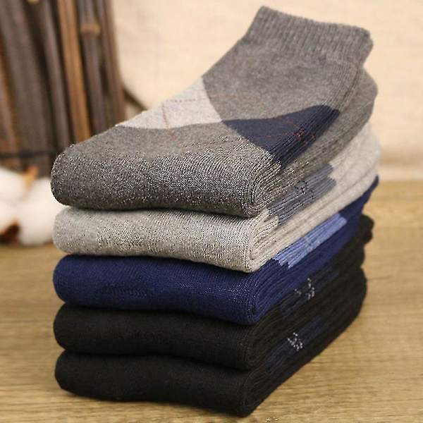 5 Par Alpacka Strumpor Herr Dam Ullstrumpor Varma Vinterstrumpor big square