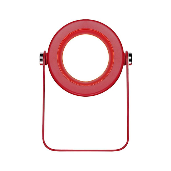 Retraherbar LED-berøringslampe, sammenleggbar teleskopisk nattlyslykt, bordlampe Red