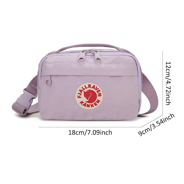 Naisten ja Miesten Pieni Canvas Vyölaukku Fanny Pack Vyölaukku Purple