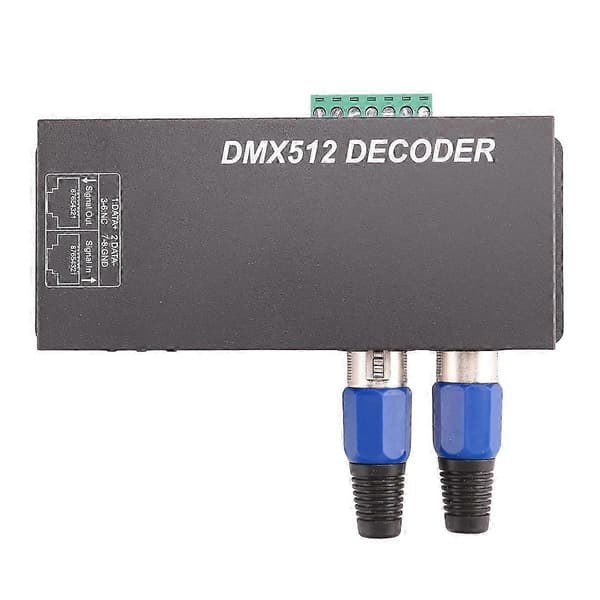 Dmx 512 Digital Display Decoder, Dæmpningsdriver Dmx512 Controller Til Led Rgbw Tape Strip Lys Rj45 Edition 0711 5 5