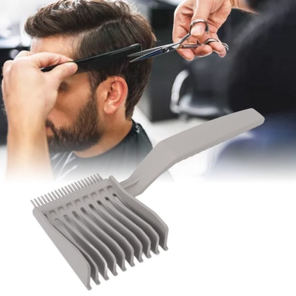 Barber Fade Combs Hiustenleikkauskampa GREY Grey