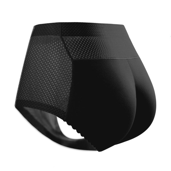 Kvinnor Ass Lifter Vadderade trosor Seamless Hip Enhancer Body Shaper Underkläder Trosor för kvinnor Black 126-1 S