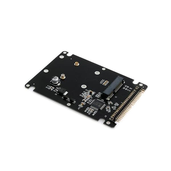 mSATA til 2,5 tommer 44-bens IDE HDD SSD Adapter mSATA til PATA Konverter Adapterkort med etui