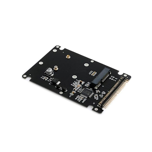 Msata till 2,5 tums 44pin Ide Hdd Ssd Adapter Msata till Pata Converter Adapter Kort med case