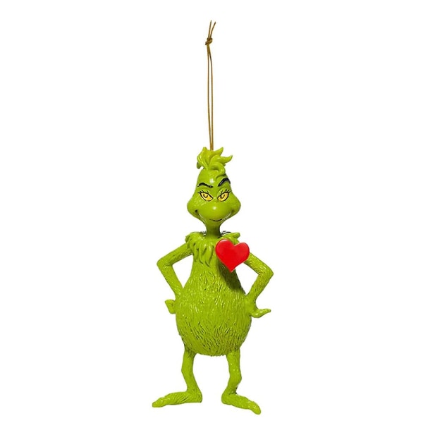 Hyvää Joulua The Grinch Koriste Joulukuusi Riippuva Riipus Sarjakuva Nukke Koti Auto Koriste H