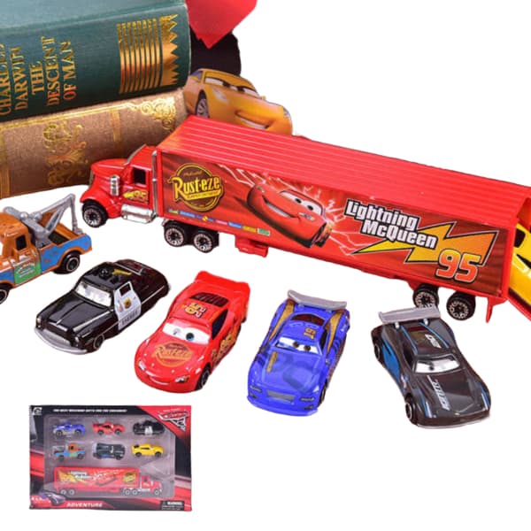 7 stk Lynet McQueen Jackson Storm K Onkel Lastebil Diecast Meta