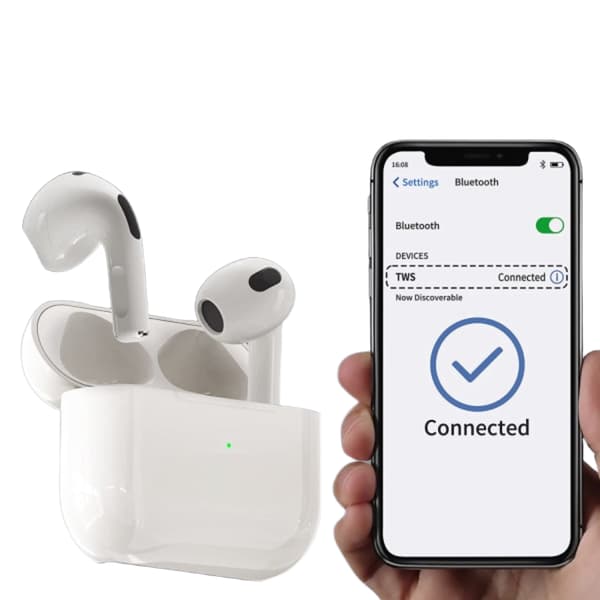 Trådløse høretelefoner, til alle Android/Iphone