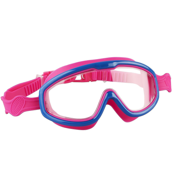 Børnebriller Svømmebriller Hd Stort stel Vandtæt antidug Drenge og piger Svømmebriller Gennemsigtige svømmebriller