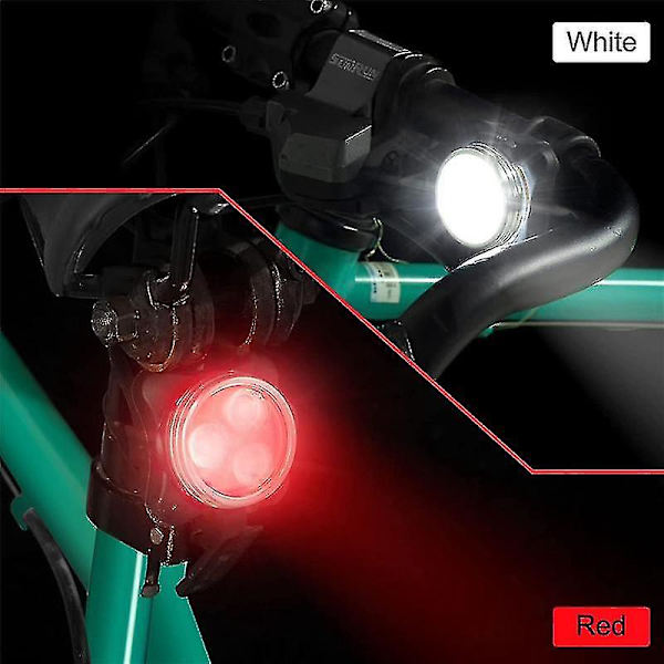 4 Pack USB Ladattava Polkupyörän Valosarja Etu- ja Taka LED Polkupyörä