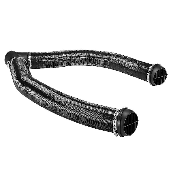 75mm Bil Auto Värmeledning Rör Y-stycke Varm Utlopp Vent Slangklämmor Set För Parkeringsvärmare Webasto Eb