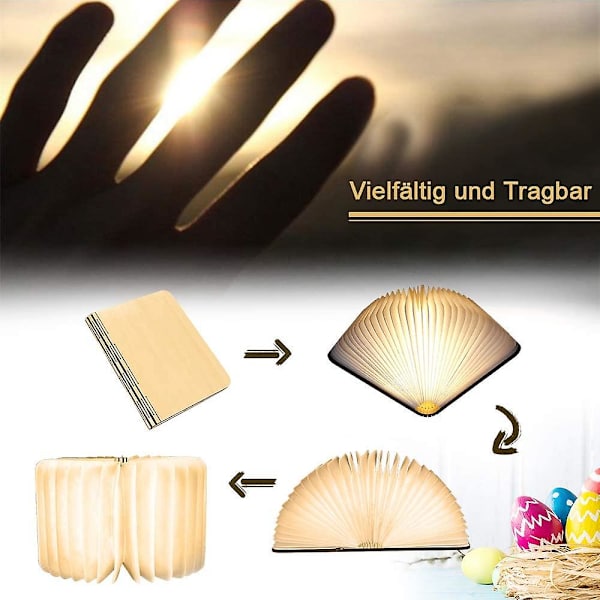 Ljus Boklampa 250 lumen 8 Timmar Varmgul 21 * 17 * 2.3cm