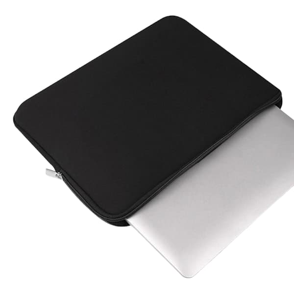 Laptop Sleeve / Taske til Bærbar Computer - Vælg størrelse Sort 14 tommer - Sort