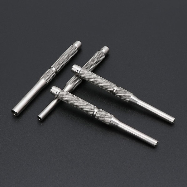 4st/set Rostfritt Stål Multi Storlek Ihålig Ände Rullstift Verktyg Start Punch Kit