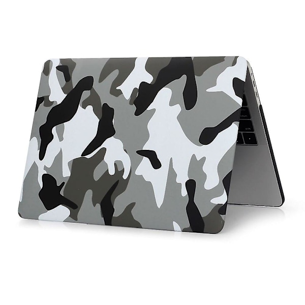 Grått kamouflagefodral för Macbook Pro 13 Retina A1502 A1425