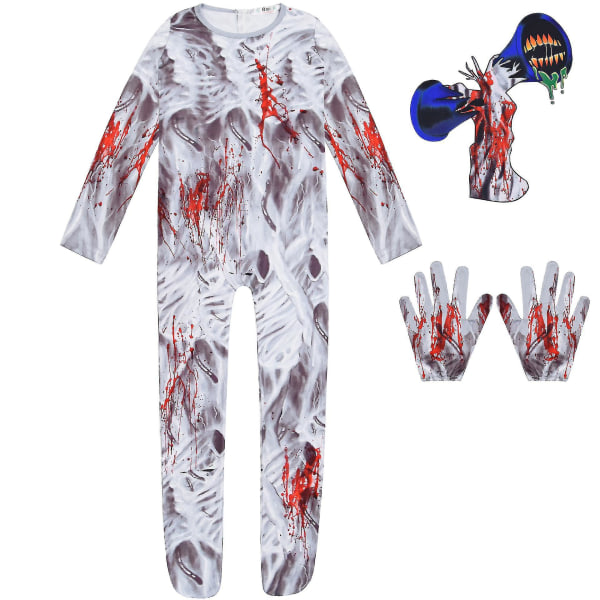 2022 Halloween Horror Game Siren Head One Piece Siren Head Dress Up Costume S 120cm