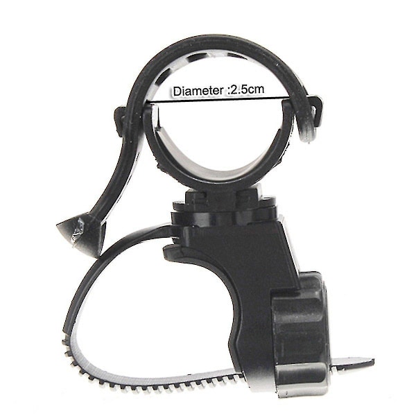 Lommelygtetilbehør 360 graders lommelygte Lommelygteholder Clamp Clip