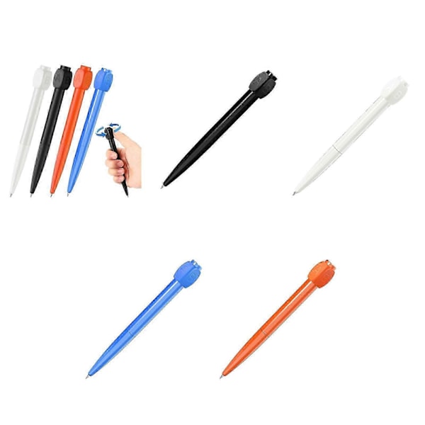 Fidget Spinner Pen Fidget Pen Spinner med ABCD Rotationshætte Hjælp Beslutningsfatning Anti Stress Angst Reducerende Kuglepenne Gadget Kreativ Stress Re Mixed color 4pcs